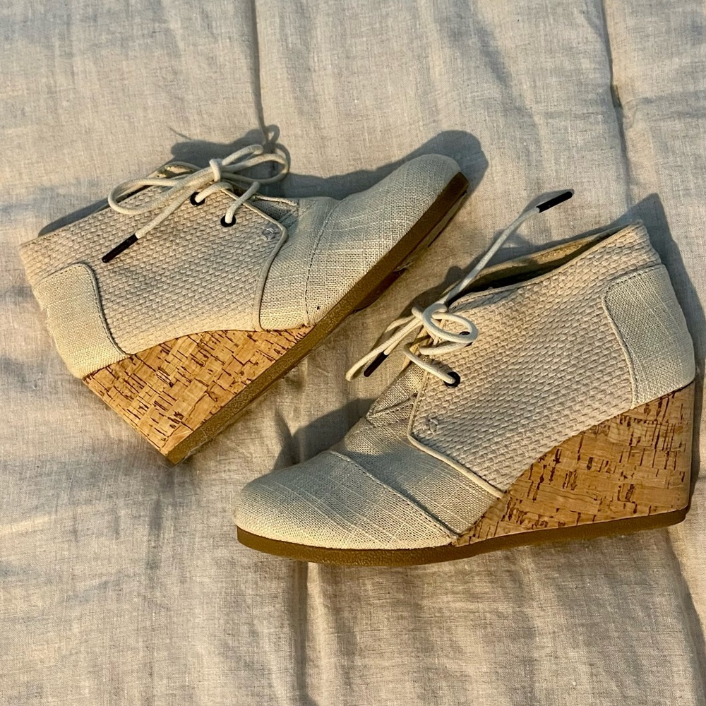 TOMS Wedge Bootie - SIZE 7